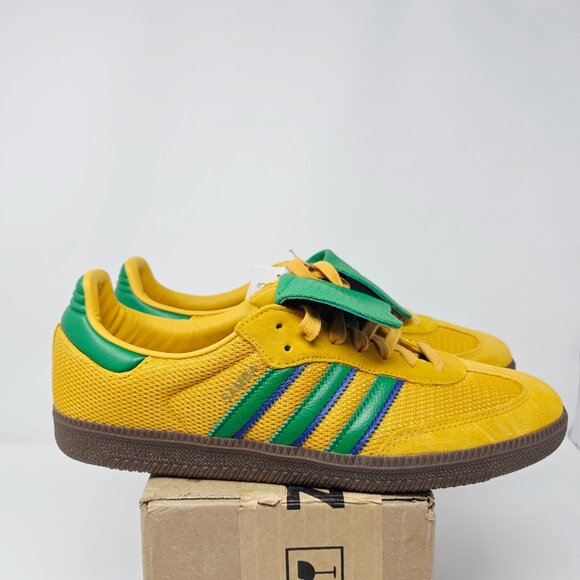 Adidas Samba LT Shoes Preloved Yellow Green IE9165 Men’s Size 10 NWOB - Picture 4 of 9
